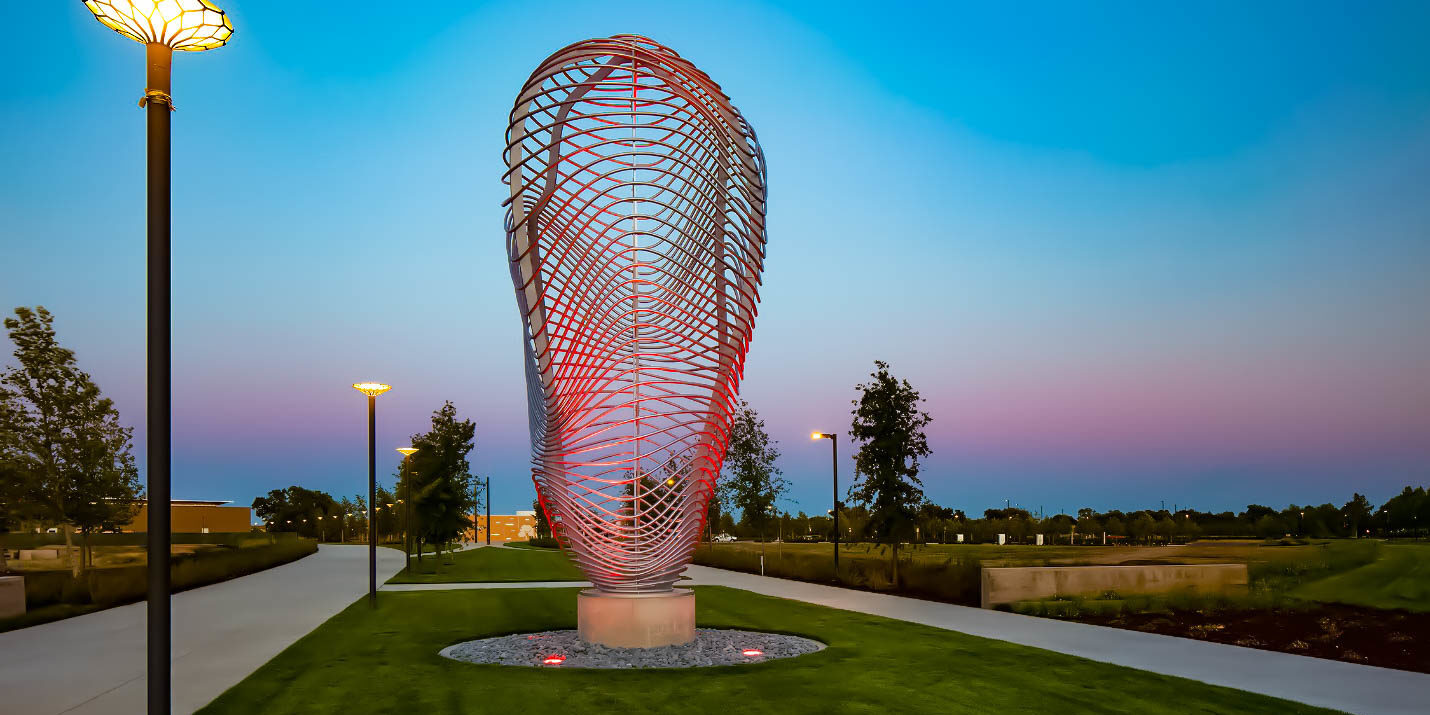 The Cloud Fountain - Elk Grove Civic Center 云-埃尔克格罗夫公民中心喷泉