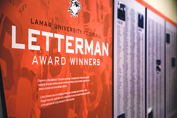 莱特曼奖项显示拉马尔大学